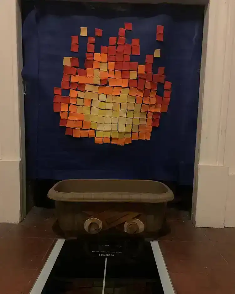 arts and crafts made fire